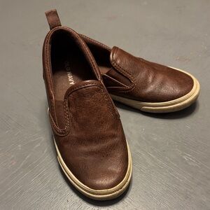 Old Navy Kids Chocolate Brown Slip-On Sneakers